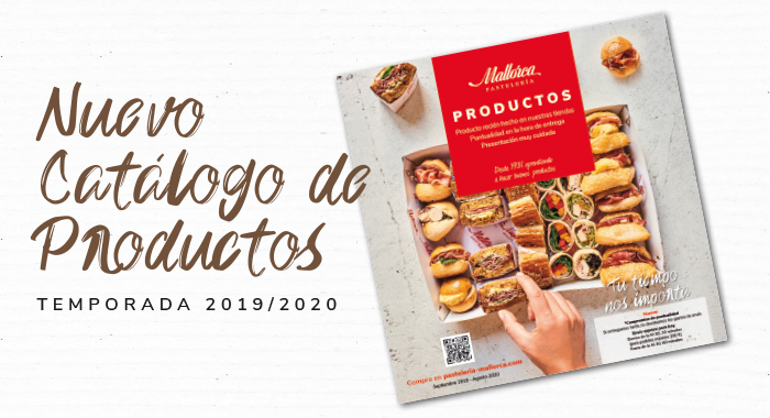Portada del Catálogo de productos 2019/20 de Pastelería Mallorca